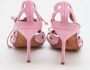 Manolo Blahnik Pre-owned Leather sandals Pink Dames - Thumbnail 4