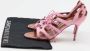 Manolo Blahnik Pre-owned Leather sandals Pink Dames - Thumbnail 8