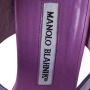 Manolo Blahnik Pre-owned Leather sandals Purple Dames - Thumbnail 6
