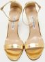 Manolo Blahnik Pre-owned Leather sandals Yellow Dames - Thumbnail 3