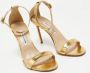 Manolo Blahnik Pre-owned Leather sandals Yellow Dames - Thumbnail 4