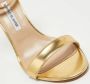 Manolo Blahnik Pre-owned Leather sandals Yellow Dames - Thumbnail 7