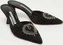 Manolo Blahnik Pre-owned Mesh sandals Black Dames - Thumbnail 3
