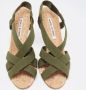 Manolo Blahnik Pre-owned Rubber sandals Green Dames - Thumbnail 3
