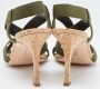 Manolo Blahnik Pre-owned Rubber sandals Green Dames - Thumbnail 5