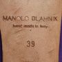 Manolo Blahnik Pre-owned Satin flats Purple Dames - Thumbnail 8