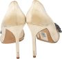 Manolo Blahnik Pre-owned Satin heels Beige Dames - Thumbnail 4
