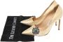 Manolo Blahnik Pre-owned Satin heels Beige Dames - Thumbnail 7