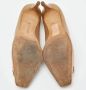 Manolo Blahnik Pre-owned Satin heels Beige Dames - Thumbnail 6