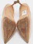 Manolo Blahnik Pre-owned Satin heels Beige Dames - Thumbnail 6