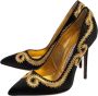 Manolo Blahnik Pre-owned Satin heels Black Dames - Thumbnail 3