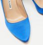 Manolo Blahnik Pre-owned Satin heels Blue Dames - Thumbnail 7