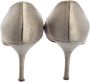 Manolo Blahnik Pre-owned Satin heels Gray Dames - Thumbnail 4