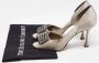 Manolo Blahnik Pre-owned Satin heels Gray Dames - Thumbnail 9