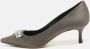Manolo Blahnik Pre-owned Satin heels Gray Dames - Thumbnail 2