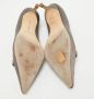 Manolo Blahnik Pre-owned Satin heels Gray Dames - Thumbnail 6