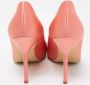 Manolo Blahnik Pre-owned Satin heels Pink Dames - Thumbnail 5