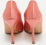 Manolo Blahnik Pre-owned Satin heels Pink Dames - Thumbnail 4