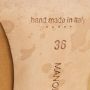 Manolo Blahnik Pre-owned Satin heels Yellow Dames - Thumbnail 8