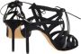 Manolo Blahnik Pre-owned Satin sandals Black Dames - Thumbnail 4