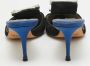 Manolo Blahnik Pre-owned Satin sandals Black Dames - Thumbnail 5