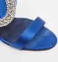 Manolo Blahnik Pre-owned Satin sandals Blue Dames - Thumbnail 7