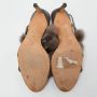 Manolo Blahnik Pre-owned Satin sandals Gray Dames - Thumbnail 6