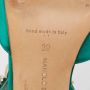Manolo Blahnik Pre-owned Satin sandals Green Dames - Thumbnail 7