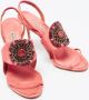 Manolo Blahnik Pre-owned Satin sandals Pink Dames - Thumbnail 4