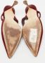 Manolo Blahnik Pre-owned Satin sandals Red Dames - Thumbnail 6