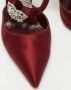 Manolo Blahnik Pre-owned Satin sandals Red Dames - Thumbnail 7