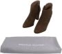 Manolo Blahnik Pre-owned Suede boots Brown Dames - Thumbnail 8
