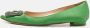 Manolo Blahnik Pre-owned Suede flats Green Dames - Thumbnail 2