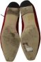 Manolo Blahnik Pre-owned Suede flats Red Dames - Thumbnail 5