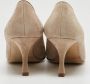 Manolo Blahnik Pre-owned Suede heels Beige Dames - Thumbnail 5