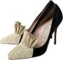 Manolo Blahnik Pre-owned Suede heels Black Dames - Thumbnail 3