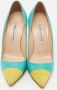 Manolo Blahnik Pre-owned Suede heels Blue Dames - Thumbnail 3