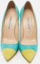 Manolo Blahnik Pre-owned Suede heels Blue Dames - Thumbnail 3