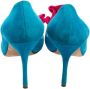 Manolo Blahnik Pre-owned Suede heels Blue Dames - Thumbnail 3