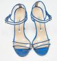 Manolo Blahnik Pre-owned Suede heels Blue Dames - Thumbnail 3