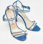 Manolo Blahnik Pre-owned Suede heels Blue Dames - Thumbnail 4