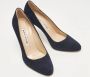 Manolo Blahnik Pre-owned Suede heels Blue Dames - Thumbnail 3