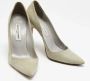 Manolo Blahnik Pre-owned Suede heels Green Dames - Thumbnail 3