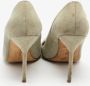 Manolo Blahnik Pre-owned Suede heels Green Dames - Thumbnail 4