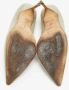 Manolo Blahnik Pre-owned Suede heels Green Dames - Thumbnail 5