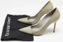 Manolo Blahnik Pre-owned Suede heels Green Dames - Thumbnail 8