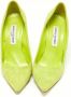 Manolo Blahnik Pre-owned Suede heels Green Dames - Thumbnail 2