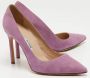 Manolo Blahnik Pre-owned Suede heels Purple Dames - Thumbnail 4