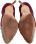 Manolo Blahnik Pre-owned Suede heels Red Dames - Thumbnail 5