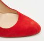 Manolo Blahnik Pre-owned Suede heels Red Dames - Thumbnail 7